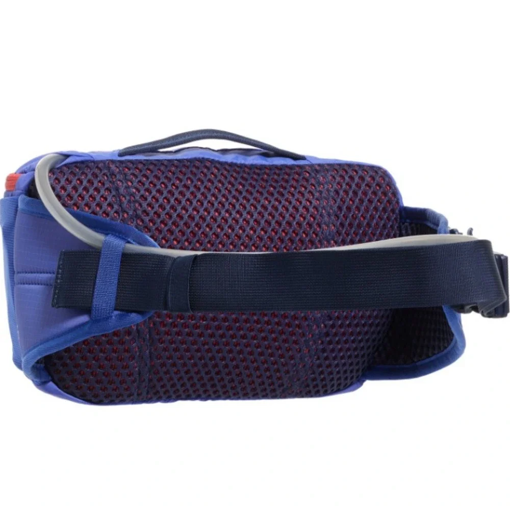 Cotopaxi Lagos 5L Hydration Hip Pack 68oz Reservoir Amethyst Blue Violet Hiking